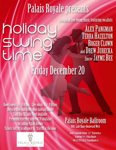Holiday Swing. Palais Royale Toronto. 12 September 2013