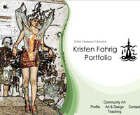 click here to visit Kristen Fahrig. Artist Designer. Educator