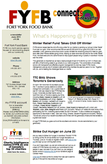 FYFB. Fort York Food Bank